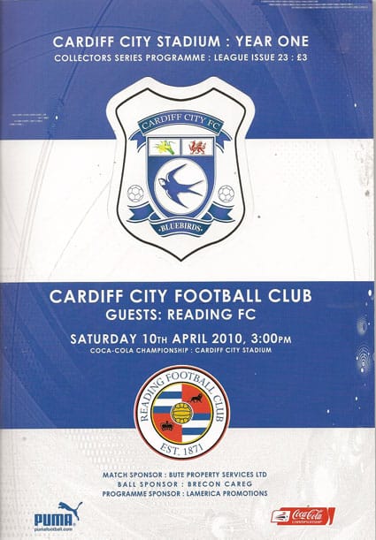 Cardiff City FC v Reading FC